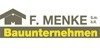 Logo von Menke, F. GmbH, Bauunternehmen